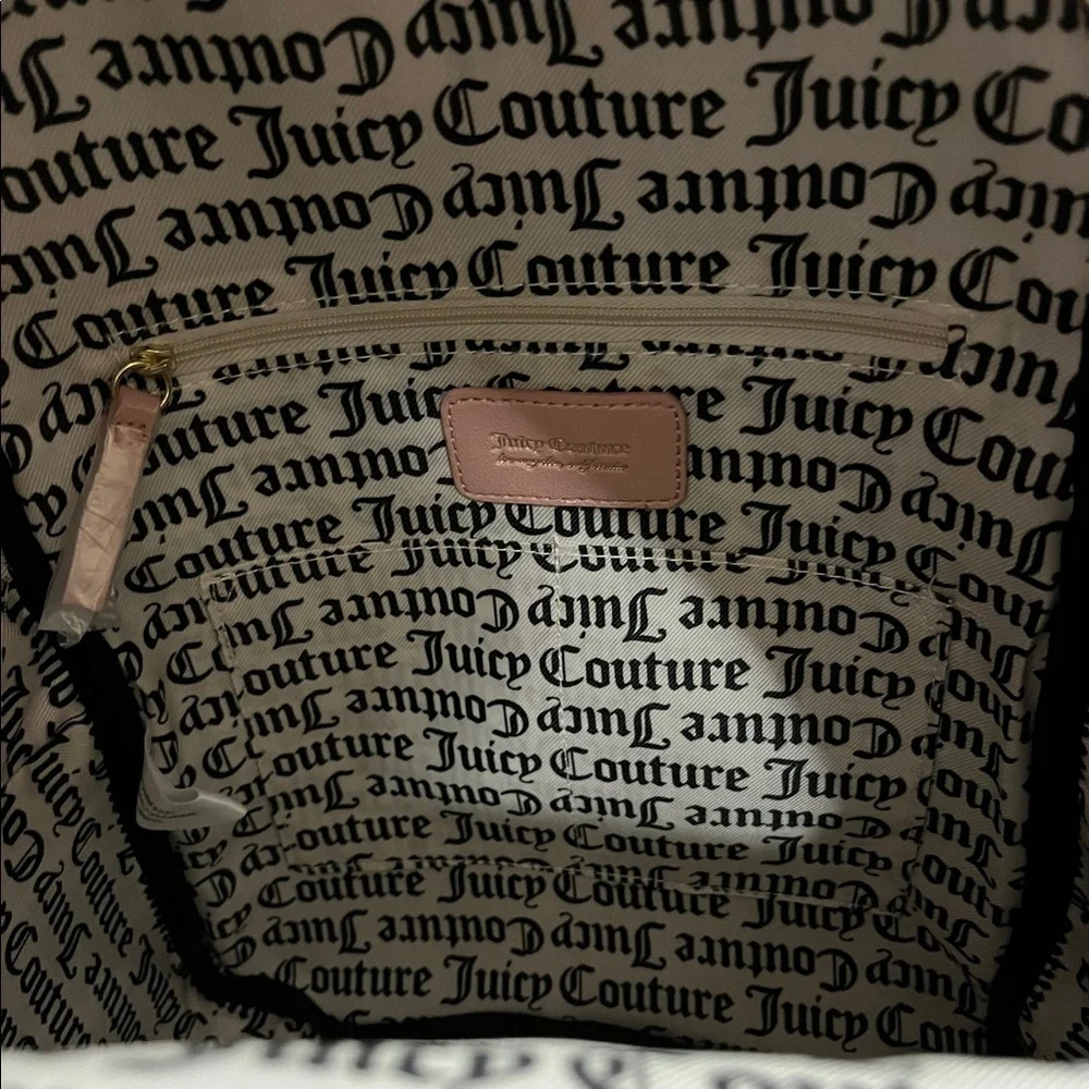 BNWT. JUICY COUTURE BLUSH WORD PLAY BACKPACK - Picture 10 of 13